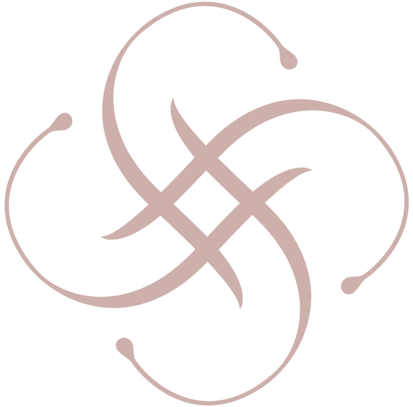 Abstract spa logo icon symbolizing healing energy.